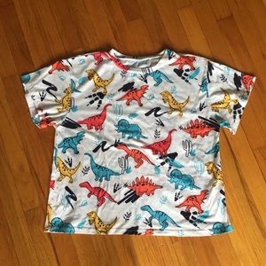 🌏Thrifted Dino shirt